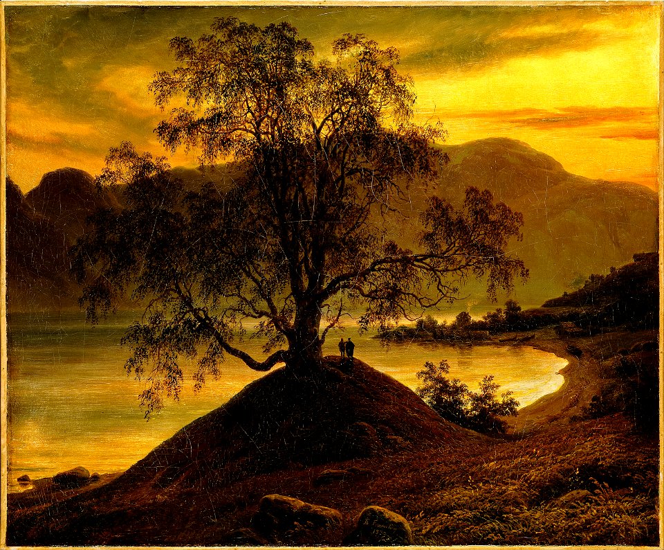 Thomas Fearnley - Old Birch Tree at the Sognefjord - Google Art Project