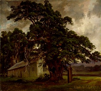 Thomas Fearnley - The Church in Patterdale - NG.M.01753 - National Museum of Art, Architecture and Design