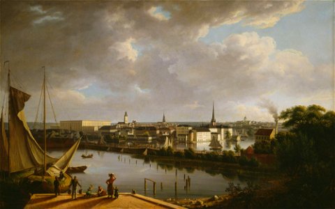 Thomas Fearnley - View of Stockholm - NG.M.03667 - National Museum of Art, Architecture and Design