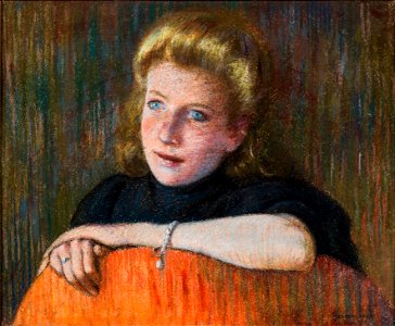 Federico Zandomeneghi – Donna con occhi azzurri