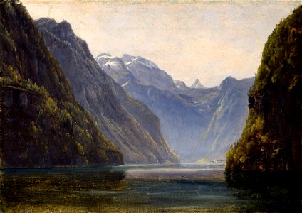 Thomas Fearnley - From Königssee - NG.M.00896 - National Museum of Art, Architecture and Design