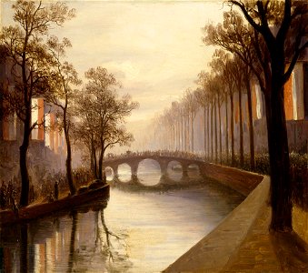 Thomas Fearnley - King Vilhelm II's ceremonial Processsion in Amsterdam in 1840 - NG.M.02481 - National Museum of Art, Architecture and Design