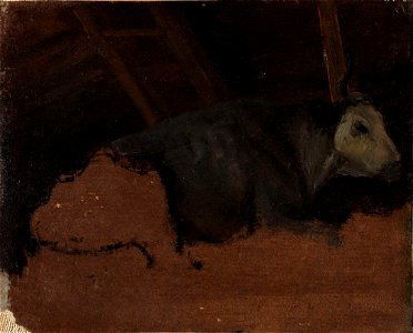 Thomas Fearnley - Study of a Cow - NG.M.02449 - National Museum of Art, Architecture and Design