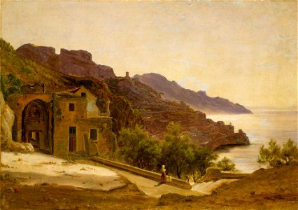 Thomas Fearnley - Terrace near Amalfi - NG.M.01749 - National Museum of Art, Architecture and Design