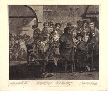 Feestmaal van de Bentvueghels, ca. 1700
