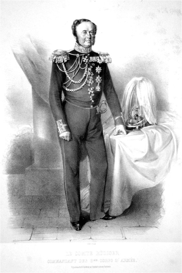 Fedor Wassilewitsh Rüdiger Litho