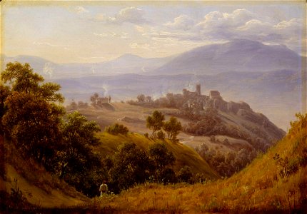Thomas Fearnley - View of Olevano - NG.M.01541 - National Museum of Art, Architecture and Design