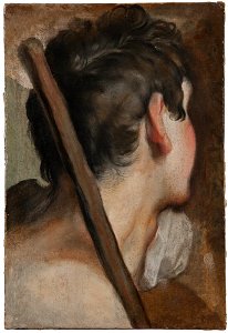 Federico Barocci - Head of a Shepherd, study for The Circumcision - NMDrh 481 - Nationalmuseum