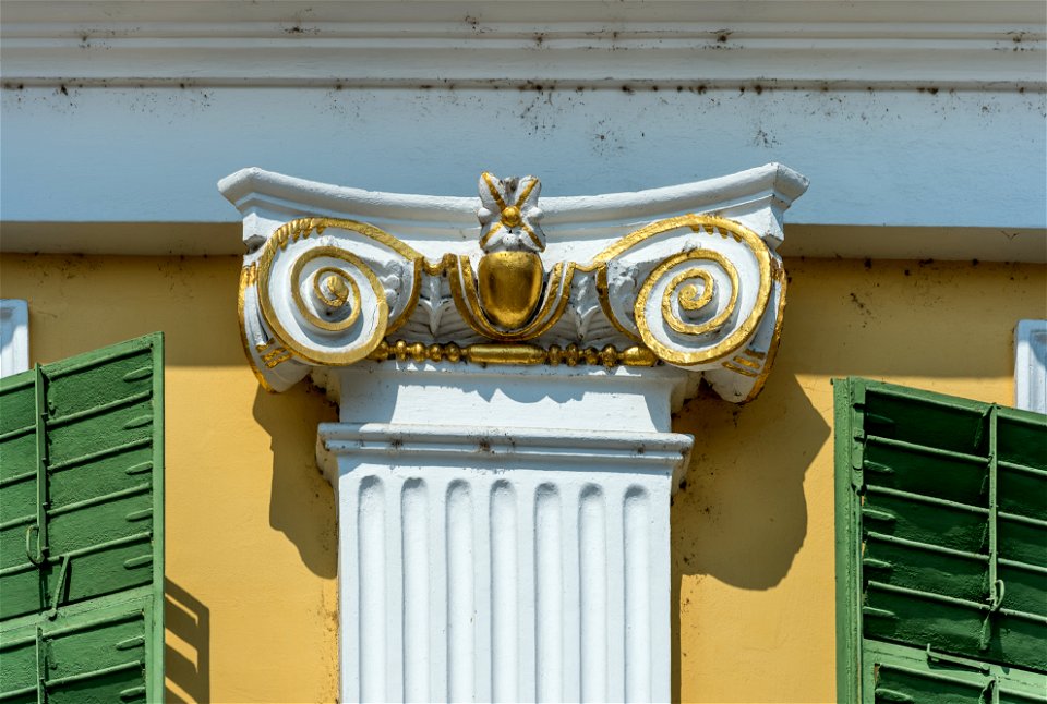 Feldkirchen Kirchgasse 8 Baur-Hansl-Haus Fassade Kapitell 02082018 6084