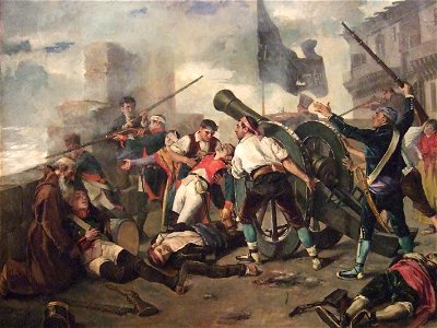 Federico Jiménez Nicanor - Episodio de la Desfensa de Zaragoza frente a los franceses