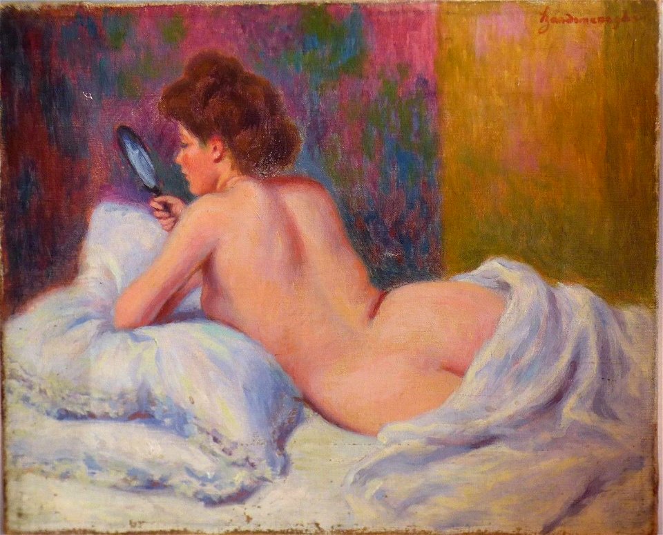Federico Zandomeneghi - Giovane donna allo specchio