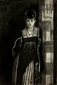 Felicien Rops, The Absinthe Drinker (1853–1898) heliogravure (335 × 225 mm) Art Institute of Chicago