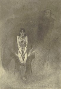 Felicien Rops, The Greatest Love of Don Juan (ca. 1886) etching, drypoint, aquatinte (23.5 x 16.2 cm) Royal Library of Belgium