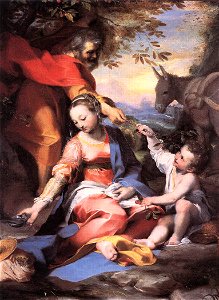 Federico Barocci - Rest on the Flight to Egypt - WGA1289