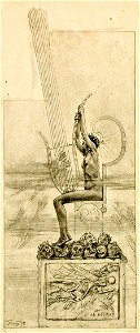 Felicien Rops, The Lyre (detail) (1895) soft-ground and drypoint (22.8 x 15.7 cm) Los Angeles County Museum of Art