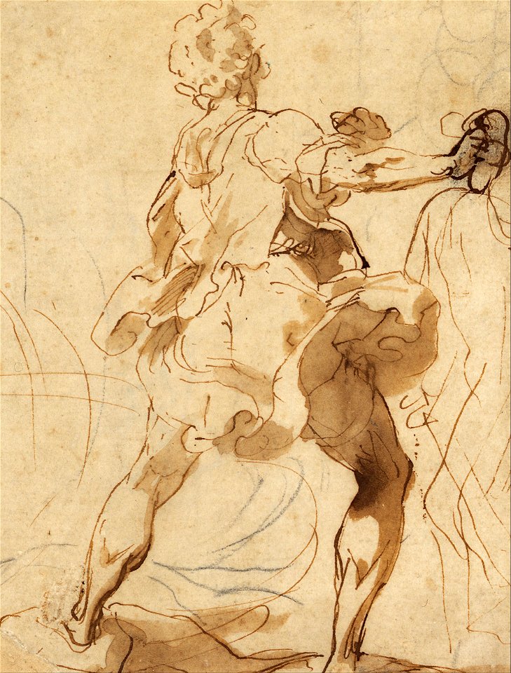 Federico Barocci - Stone-thrower for the Martyrdom of St Vitalis - Google Art Project