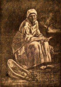 Felicien Rops, Old Kate (1895) heliogravure & roulette (25.9 x 19.5 cm) Michael C. Carlos Museum, Emory University, Atlanta