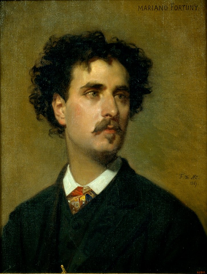 Federico de Madrazo - Portrait of Marià Fortuny - Google Art Project