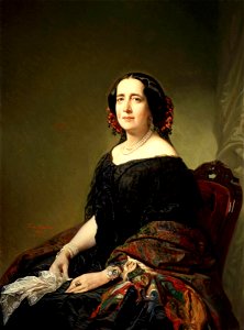FEDERICO DE MADRAZO -Gertrudis Gómez de Avellaneda (Museo Lázaro Galdiano, 1857)