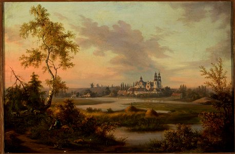 Feliks Brzozowski - Church and monastery in Ląd - MP 2329 MNW - National Museum in Warsaw