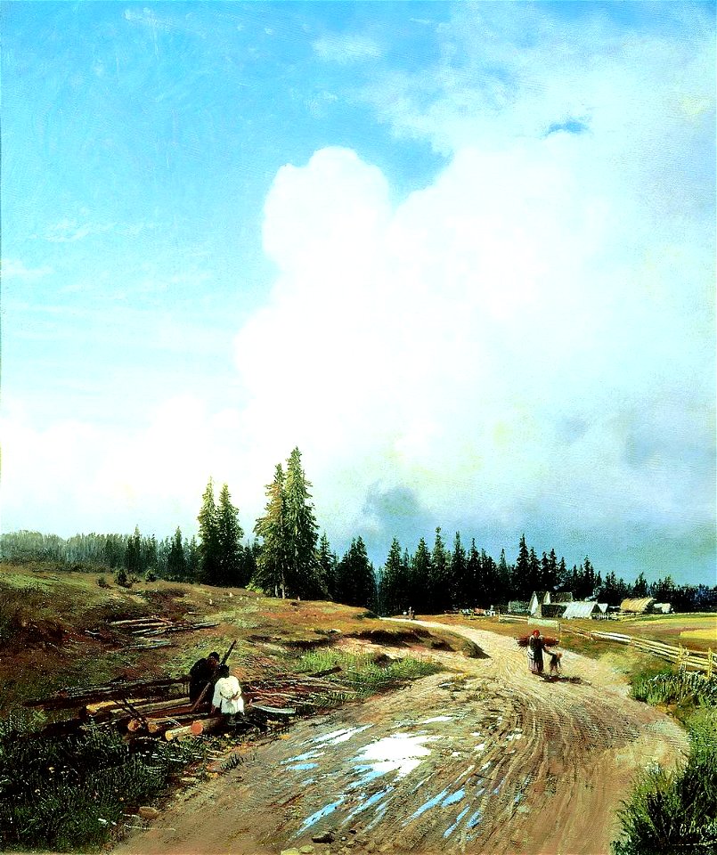 Fedor Vasilyev After thunderstorm 1868