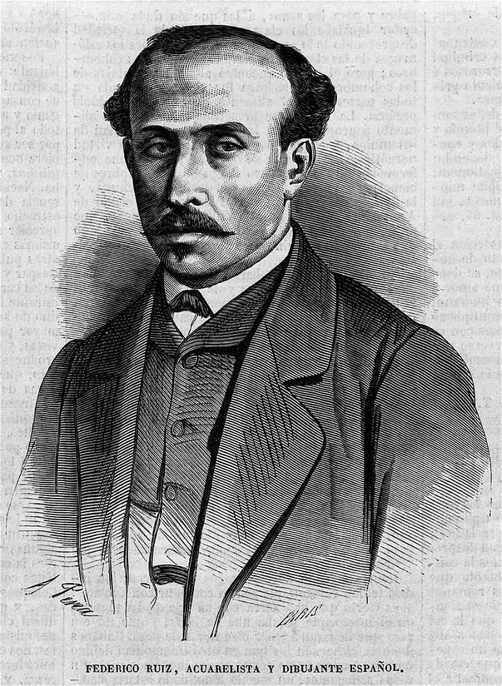 Federico Ruiz, acuarelista y dibujante español, de Alfredo Perea