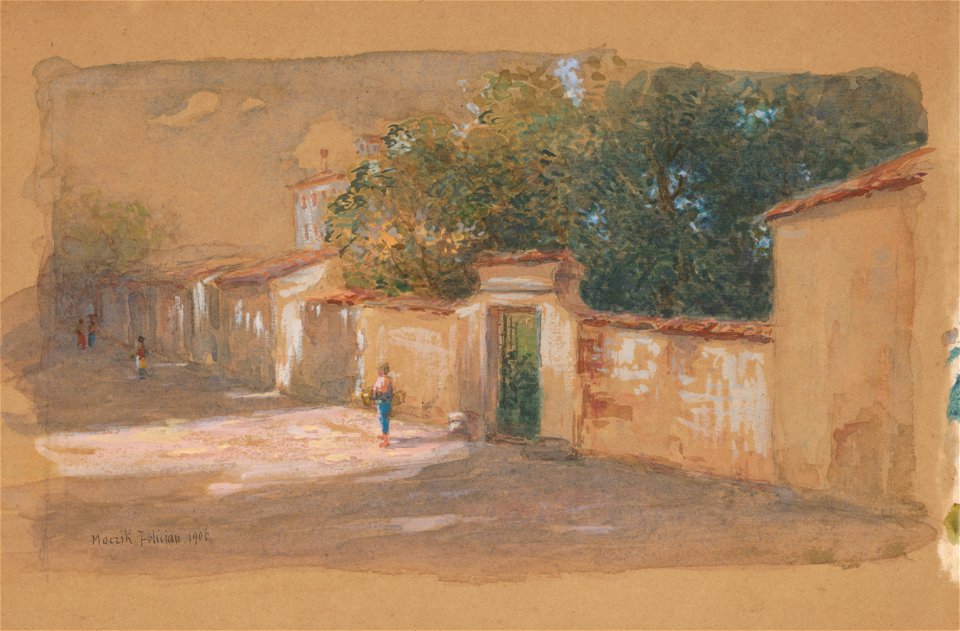 Felicián Moczik - Street - K 5502 - Slovak National Gallery