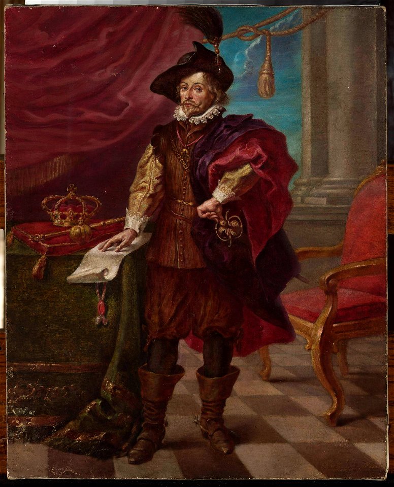 Feliks Cichocki - Władysław IV Vasa, portrait project - MP 1251 MNW - National Museum in Warsaw
