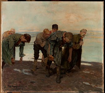 Feliks Michał Wygrzywalski - Burlaks - MP 4466 - National Museum in Warsaw