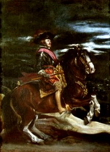Felipe IV a caballo (replica), after Diego Velázquez