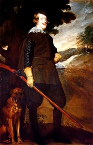 Felipe IV en traje de caza, by Diego Velázquez