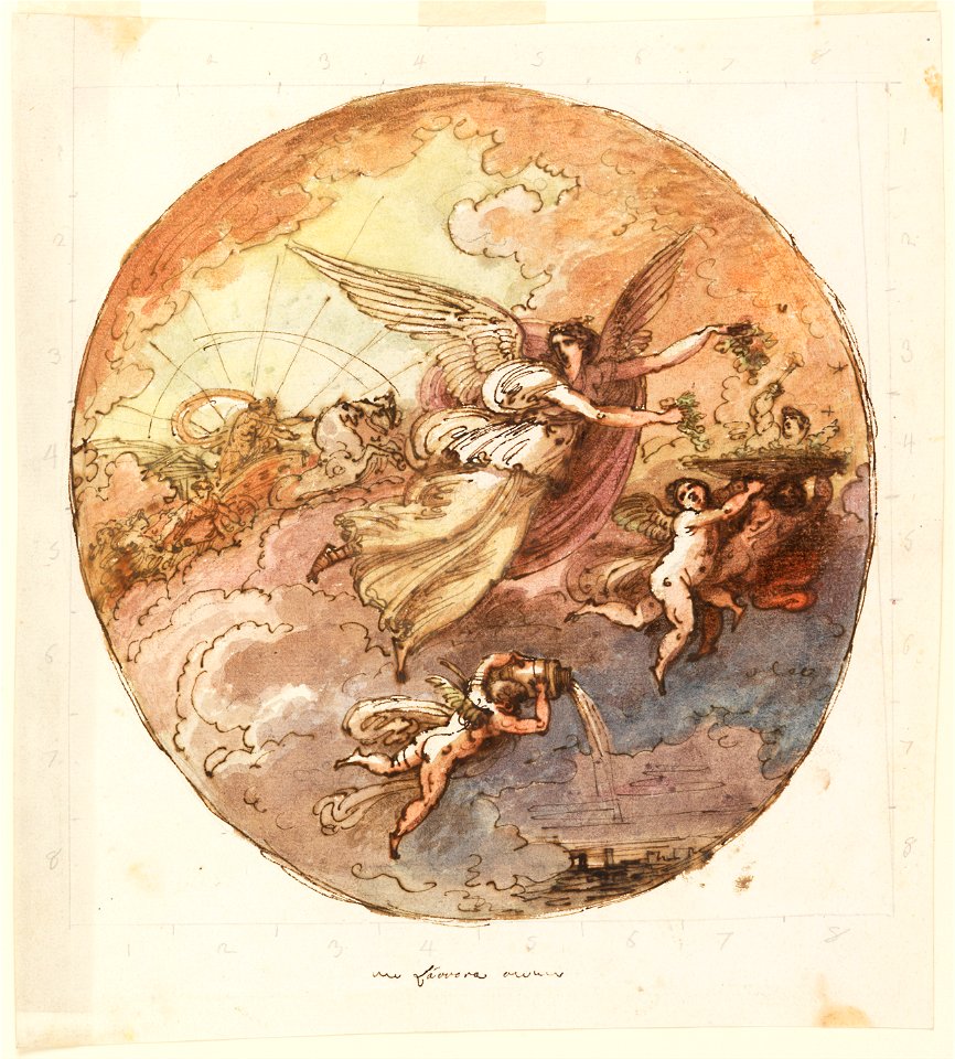 Felice Giani - Project for Ceiling Design- Aurora - Google Art Project