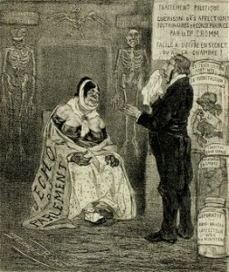 Felicien Rops, Constitutional Chronicles (no date) lithograph (23.65 x 20 cm) Los Angeles County Museum of Art