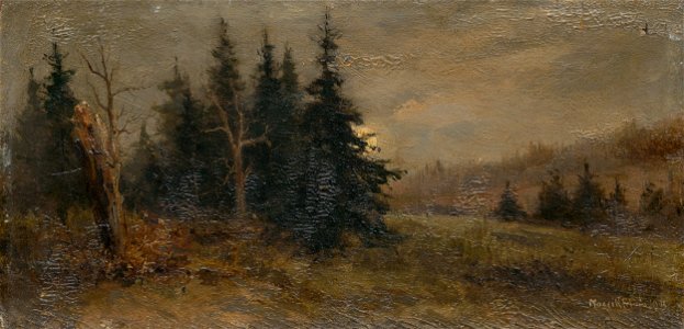Felicián Moczik - Forest Landscape - O 3228 - Slovak National Gallery