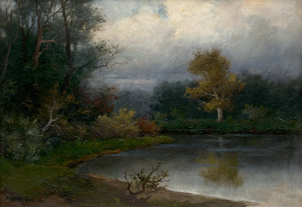Felicián Moczik - Landscape with a Pond - O 3227 - Slovak National Gallery
