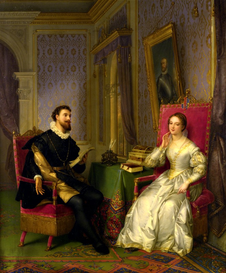 Felice Schiavoni Torquato Tasso and Leonora d'Este 1839