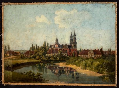 Feliks Brzozowski - Church and monastery in Ląd - MP 2323 MNW - National Museum in Warsaw