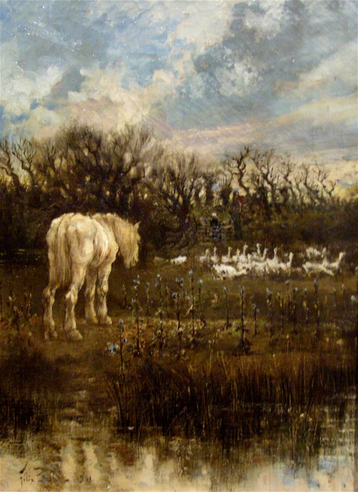 Felix Buhot, Le Vieux Cheval