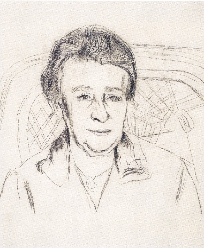 Felix Esterl - Frauenkopf (Schwiegermutter des Künstlers) - ca1925