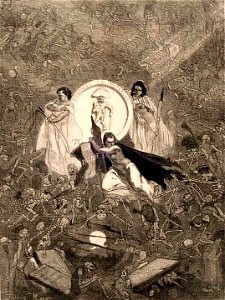 Felicien Rops, Médaille de Waterloo (1858) lithograph (58.2 x 43.6 cm) Michael C. Carlos Museum, Emory University, Atlanta