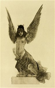 Felicien Rops, Parallelism (ca. 1896) heliogravure (33.5 × 21.2 mm) The Art Institute of Chicago