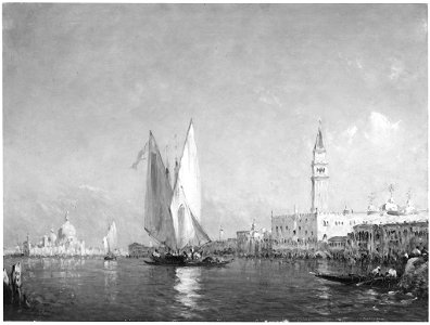 Felix François Georges Philibert Ziem - Bacino di San Marco, Venice - 23.481 - Museum of Fine Arts