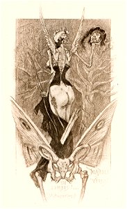 Felicien Rops, Sentimental Initiation (1887) heliogravure, Michael C. Carlos Museum, Emory University, Atlanta
