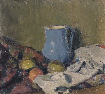 Felix Esterl - Stillleben mit blauem Krug - ca 1924