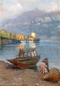 Felix Possart Wäscherin am Comer See 1914