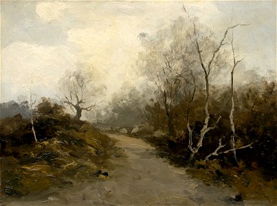 Felicián Moczik - Forest Road - O 928 - Slovak National Gallery