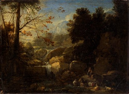 Felix Meyer - Landschaft mit Gebirgsbach - GG 448 - Kunsthistorisches Museum