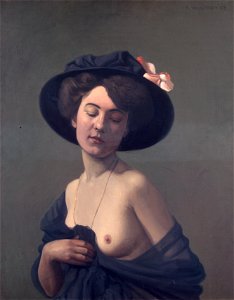 Felix Vallotton Woman with a Black Hat