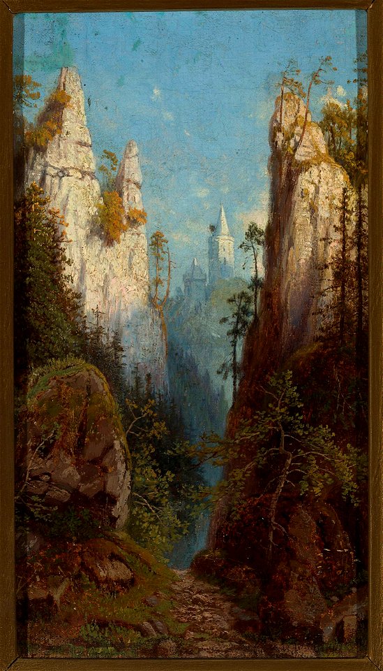 Feliks Brzozowski - Ojców at the Prądnik river - MP 2330 - National Museum in Warsaw