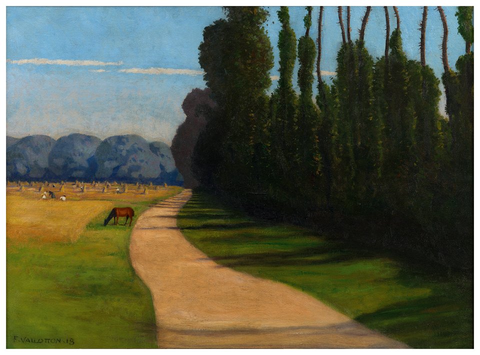 Felix vallotton chemin de la croix-rouge 114102 
